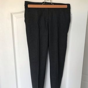 Theory slim cut cropped wool dress pants size 00